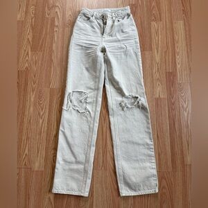 Women’s Pacsun Cream 90s Boyfriend Pants
